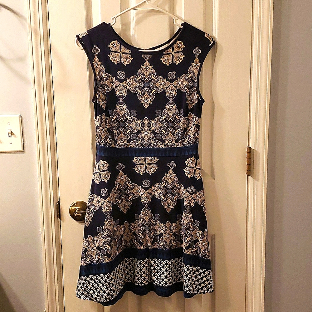 New York & Company Fit &Flare A-line Sleeveless Dress